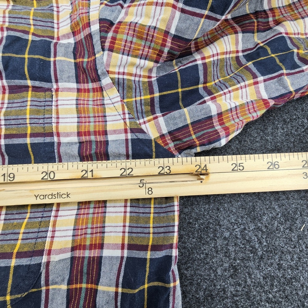Twenty X Wrangler Men's L Multicolor Plaid Long Sleeve Button Down Shirt - Picture 2 of 7